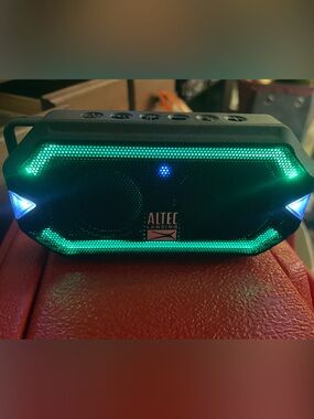Altec Lansing Portable Bluetooth Speaker with LED Lighting